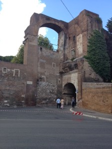Entrance to apartments from ancient Roman times