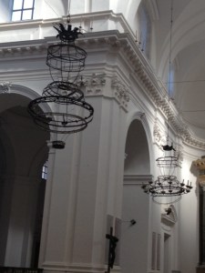 Chandeliers, San Nicolo l'Arena, Catania