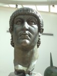 Bronze head of Constantine, 4th century, 2.5 meters high