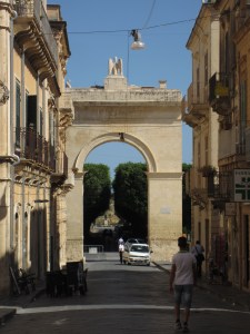 Porta Romana, built in 18th century
