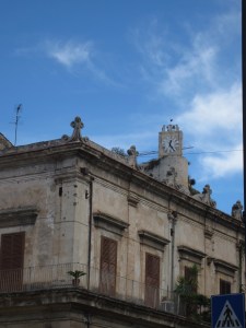 Clock tower, castle of Modica, 1725
