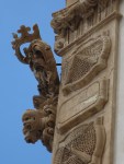 Corner sculptures and reliefs, Palazzo Beneventano, Scicli