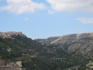 View of the valley below Ragusa Ibla, looking east (?)