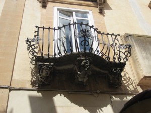 Balcony of Palazzo La Rocca, Ragusa Ibla, 18th century