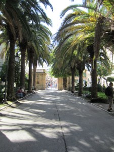 Ragusa Ibla city park