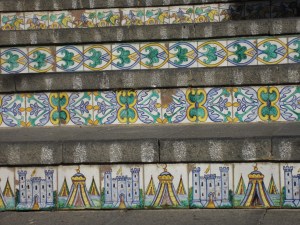 Tile detail, Santa Maria di Monti Stairway, Caltagirone