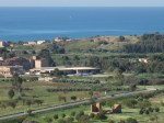Temple of Ascepilus, in the foreground, Valley of the Temples