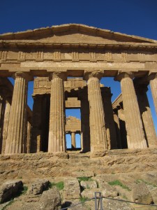 Looking east to west, Temple of Concord