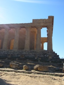 Temple of Concord from church side