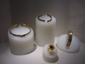 Gold leafed jewelry, Roman period, Archaeological Museum
