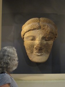 Head of Giant, Temple of Olympian Zeus, sandstone