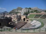 Greek theater in Taormina, 3rd century BCE