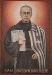 Saint Maximilian Kolbe, painting, St. Francis of Assisi church, Catania