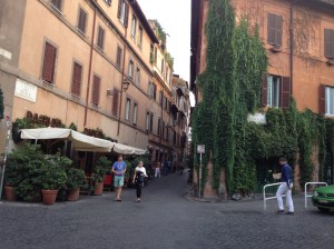 Trastavere at La Fornarina's house