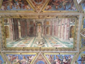 Tommaso Laureti, "Triumph of Christianity", ceiling of Constantine room, 1582
