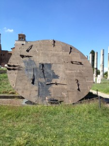 Mimmo Paladino, Untitled (one of 6 spheres), 2005, terracotta and iron