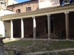 San Clemente church colonnade