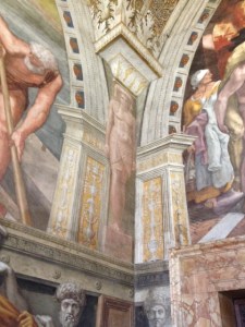 Corner of Borgia Apartment room, Raphael Stanzas, early 16th century