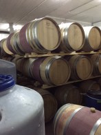 Pelter Winery is located at Kibbutz Ein Zivan.  These barrels are for the red wine.  The Golan is the wine growing region of the country and they produce wine for local consumption as well as for export.