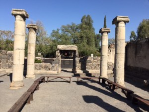 Interior of the synagogue.  Bar/Bat Mitzvahs are still performed here as are weddings.  Now that's a real "destination" wedding.