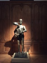 "Man with a Sheep", bronze from 1943, during the war years.  Much of Picasso's work at that time was anti-war and it's amazing he was left alone when so many others were persecuted for their art.  Helps to be famous!