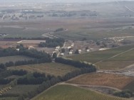 Kibbutz Merom Golan just below the mountain.