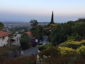 Rosh Pina is a small town that was established in 1882 by 30 families from Roumania.  It reminds me of our small towns in Northern California.  In fact this is the town where Jim Klein, winemaker from Navarro Vineyards stays when he comes to the wineries of the Golan.