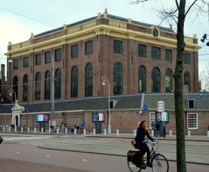 The large and imposing building that is the synagogue is in a very central location in Amsterdam.  Somehow it survived World War II unscathed.  Not sure why.