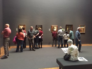 This alcove gallery features three Vermeers, pretty remarkable considering he only painted about 30 in total. Right in the center is "The Milkmaid".