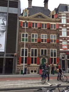 Rembrandt's house in the center of Amsterdam. The building shows the extensive costume collection that Rembrandt used on his models and the museum next door specializes in drawings and prints.