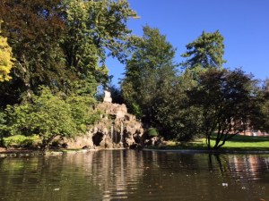 This manmade grotto reminds me of some of the ones you find in Golden Gate Park in San Francisco and even at Versailles.