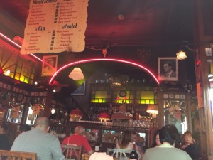 A typical restaurant establishment in Parashol.