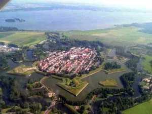 An aerial view of Naarden to give you the complete view.