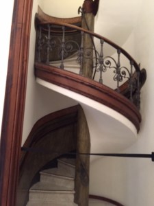 Not permitted to take photos in the Picasso Museum but could not resist this spiral staircase.