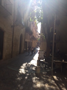 Entering the Jewish quarter.  Girona was home of one of the most important rabbis in Jewish history- Nachmanides also known as Ramban (not to be confused with Rambam/Maimonides).  He was responsible for starting the Kabbalistic tradition.