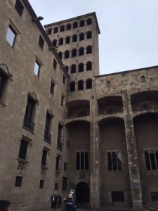 Tower in the king's palace so he could see the sea and who he might be able to tax for landing a ship on his shore.