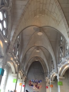 We were fortunate to see an exhibit explaining Gaudi's philosophy so I'm going to intersperse these models and explanations as we look at the exterior and interior of Sagrada Familia.