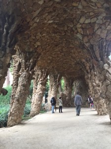 Grottos and viaducts form paths throughout the park.