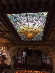 From the upper balcony looking down. The hall seats about 2000 and is the only concert hall in Europe lit by natural light.