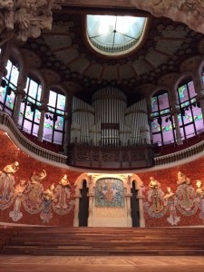 The organ was played for us. The acoustics are quite remarkable.