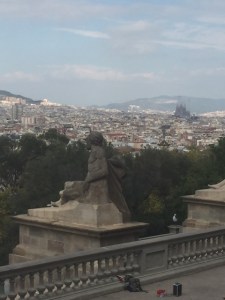 View from the museum which includes Sagrada Familia off to the right