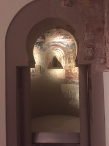 Here is one particularly beautiful niche or apse