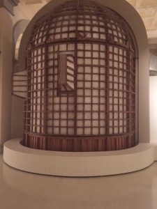 This is the back of the display niche for the frescoes. I almost like the back as much as the front side.