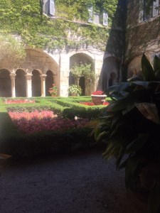 The monastery and cloisters are from the 12th century.