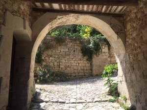 Through this arch one starts the climb up to the village and the small cathedral at the top.