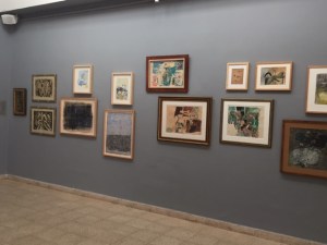 A special exhibit of prints and drawings by Israeli impressionists.