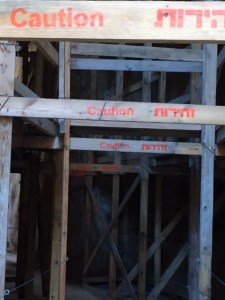 An active archaeological and reconstruction zone (more on this in the next post)