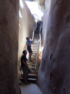 These tunnels were built in the 2nd century CE (not including the stairs)