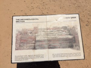 Diagram that shows the excavation process.