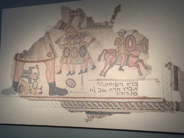 Samson (the giant) attacking the Philistines.